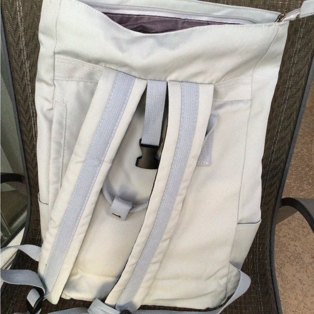 Light Green Nylon Double Handle Backpack - Picture 3 of 8